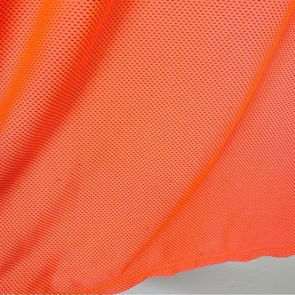 Calvin Klein Performance Orange Quarter Zip Pullover Jacket - Picture 4 of 5